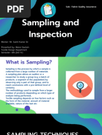 Sampling and Inspection