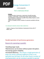 Energy Conversion II: Prof. S. Shahnawaz Ahmed