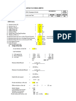 Areva T& D India Limited: Design of Circular Sump Input Data