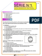 Série Dexercices N°1 SVT Reproduction Chez L'homme Bac Sciences Exp 2016 2017