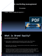 Presentation - Brand Equity