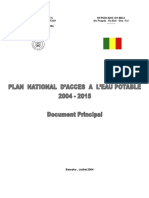 4 - Plan National D Acces A L Eau Potable 2004-2015 PDF