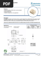 Infrared Light Emitting Diode OP280: Features