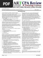 Lecture Notes: Auditing Theory AT.0107-Understanding The Entity's Internal Control MAY 2020