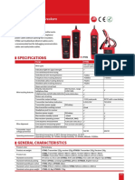 Specifications: UT682 Series Wire Trackers