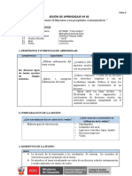 RECONOCEMOS EL DISCURSO Y SU PROPOSITO COMUNICATIVO 5TO B Corregido