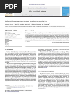 Industrial Wastewaters Treated by Electrocoagulation: Electrochimica Acta