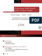 Interfacing Accelerometer Mma7361With Atmega2560 in Firebird V Robot