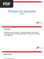 Principios de Algoritmos - SEMANA 02