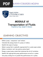 Transportation of Fluids: Prepared By: Engr. Joseph R. Ortenero