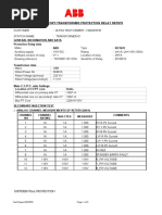 RET670 Test Report Differential