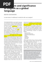 Davidson English As Global English Today 2007