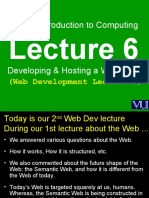 CS101 Introduction To Computing: (Web Development Lecture 2)