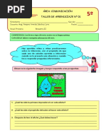 Taller de Aprendizaje 1 de Comunicación Ii Bimestre PDF