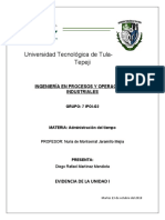 Proyecto de Administracion Del Tiempo