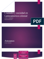 Ciudades y Sociedad en Latinoamérica Colonial - Artesanos