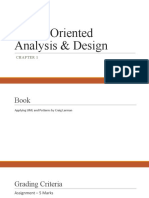 Object Oriented Analysis & Design