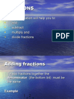 Fraction Add Subtract Multiply Divide