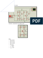 Ejercicio Ejemplo de Amplificador Multietapa Cascode en Proteus