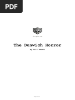 Dunwich Horror Script