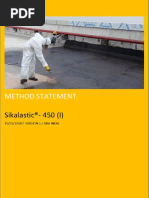 Method Statement: Sikalastic®-450 (I)