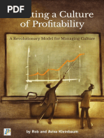 Creating A Culture of Profitability