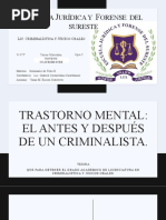 Trastorno Mental - El Antes y Después de Un Criminalística (Presentación)