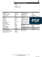 Pump Performance Datasheet: Operating Conditions Liquid