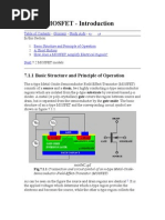 7.1 The MOSFET - Introduction: 7.1.1 Basic Structure and Principle of Operation