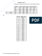 Assignment: Part I: Ans: Roll No Marks Grades