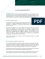 Regla de Uso de Mayusculas RAE PDF