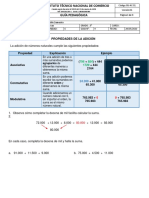 Guía #9 Propiedades de La Adición-Problemas