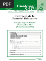 Modelo de Proyecto Pastoral Educativa