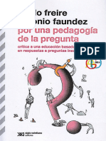 Freire y Faudez - Por Una Pedagogia de La Pregunta