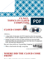 CS 5412: Topics in Cloud Computing: Ken Birman Spring, 2018