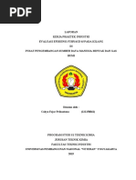 Laporan KP Evaluasi Furnace 01 Kilang PPSDM MIGAS Cepu