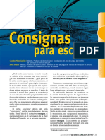 Consigna para Escribir