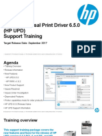 HP UPD 6.5.0 Intro Training