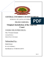 Original Jurisdiction of Supreme Court