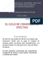 Ciclo de Conversion de Efectivo Alumnos