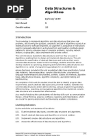 Unit 19 - Data Structure & Algorithms