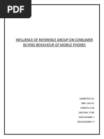 Influence of Reference Group On Consumer Buying Behaviour of Mobile Phones