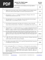 Explorer Round 1 Solutions 2014