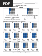 Fractions Skill 4 - 25B: Example