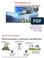 Electric Power Generating Stations: A Presentation On