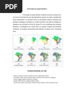 A Evolução Do Mapa Brasileiro