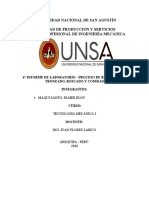 Informe Refrendado, Tronzado, Roscado y Conidad 