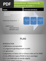 Concours D'excellence: Questions de Développement Durable