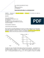 Velocidad Instantánea y Aceleración Guìa de Laboratorio