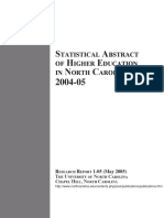 NC Higher Education Statistical Abstract 2004-2005